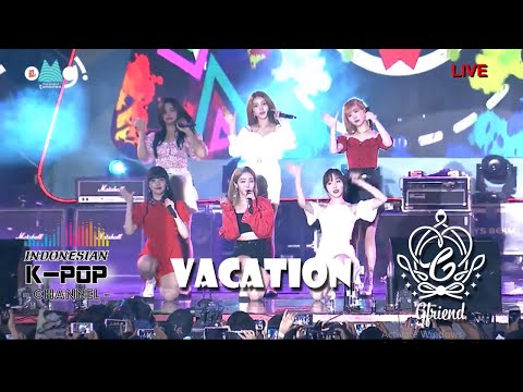 VIDEO LIRIK ( KOR + HANG ) + FANCHAT | GFRIEND(여자친구) - VACATION | Oh My GIG ! TELKOMSEL TV SHOW