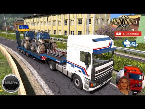 Euro Truck Simulator 2 (1.34) DAF 95 ATi v1.0 by XBS Mha map Pro 1.34x Germany + DLC's & Mods