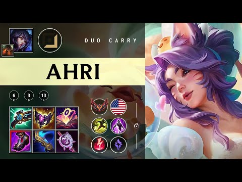 Ahri Carry vs Sivir - NA Grandmaster Patch 25.23