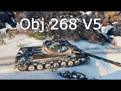 World of Tanks Object 268 Version 5 - 4 Kill  9,7K Damage - NEW TANK