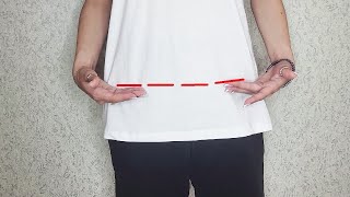 🔥[DIY] How to make a T-shirt shorter in 2 minutes