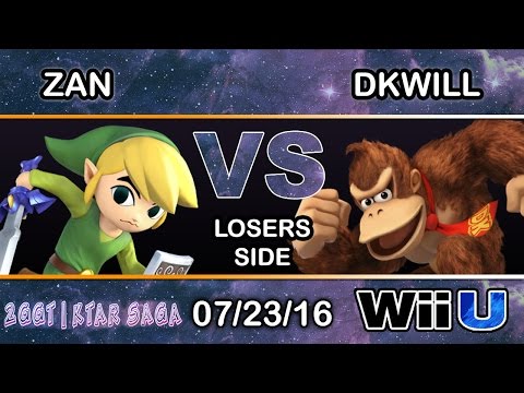 2GGT: KTAR Saga - PG FAD | Zan (Toon Link) Vs. IQHQ | DKWIll (Donkey Kong) Losers Side - Smash Wii U