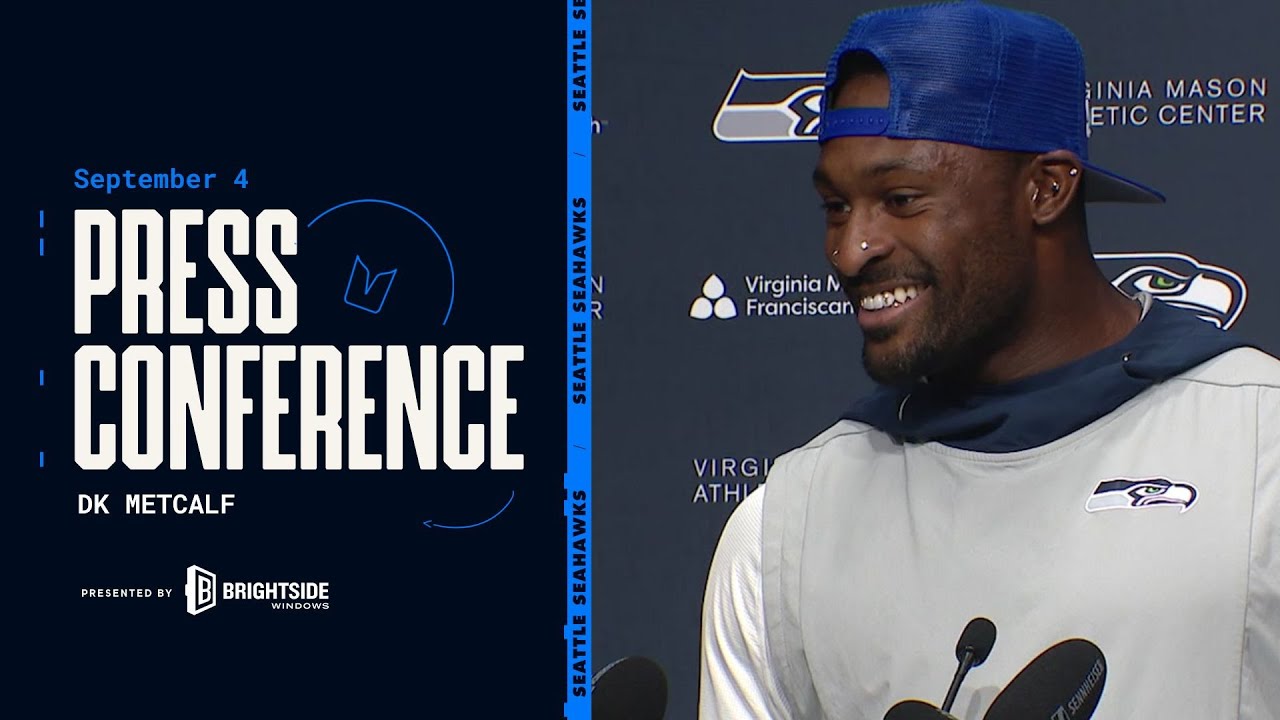 DK Metcalf: "It's Going To Be A Fun Year" | Press Conference - September 4, 2024