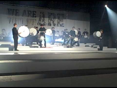 Olentangy Orange Marching Band Drum Line  Friday Night Live 11.19.11