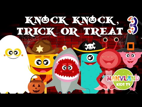 Knock Knock, Trick Or Treat? | Halloween Song | Nursery Rhymes For Toddlers👶 Halloween Rhymes Kids
