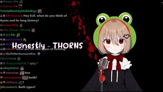 Cover art for Evil sings Honestly by THØRNS [Karaoke Cover version]