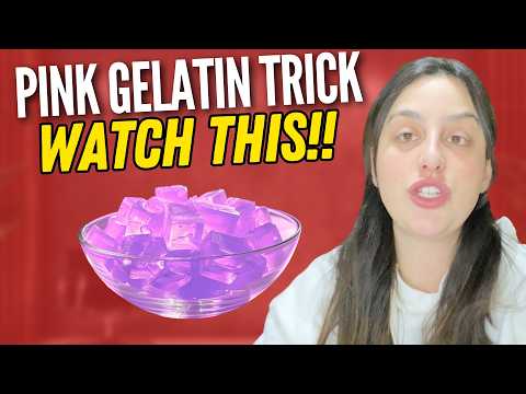 PINK GELATIN TRICK RECIPE (Bariatric Gelatin Recipe For Weight Loss) What Most People Get Wrong
