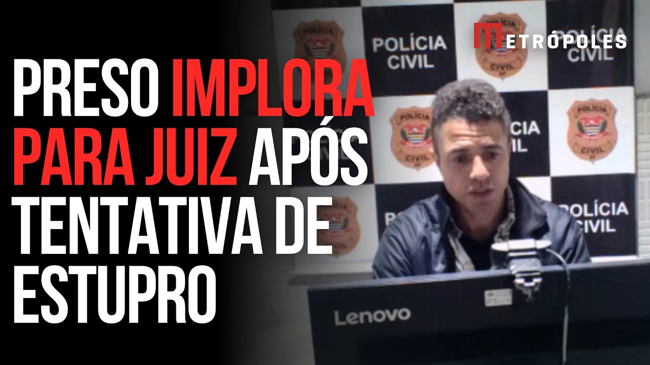 Homem que tentou estuprar nutricionista implorou para não ser preso