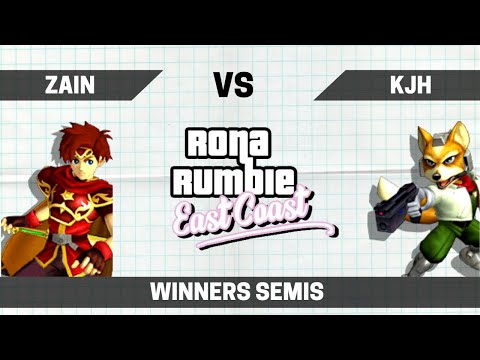 Rona Rumble East Coast 3 - Zain / DontTestMe (Roy) VS KJH (Fox) | Smash Melee Winners Semis