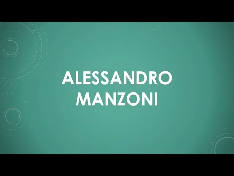 Alessandro Manzoni einfach und kurz erklärt