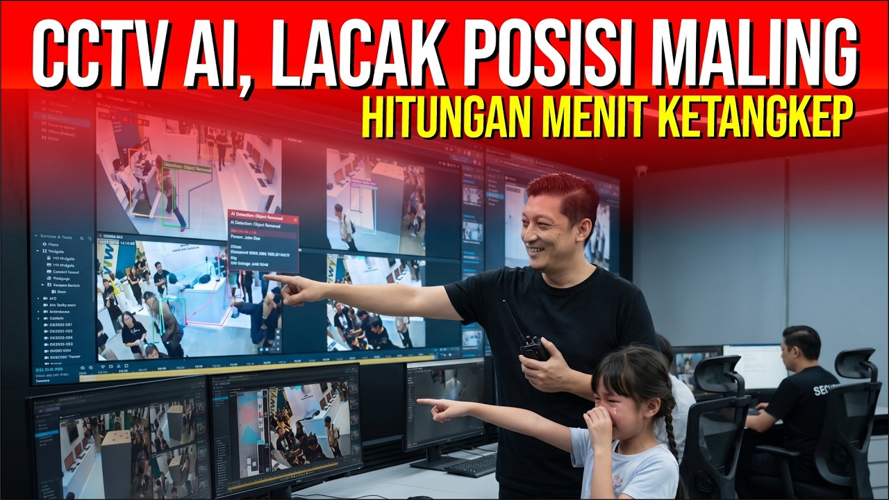 Harus nya MALL dan TEMPAT KERAMAIAN pake AI Camera gini lah .. Murah kok