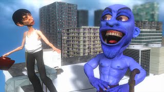 青鬼ｘビルから飛び降りる男！