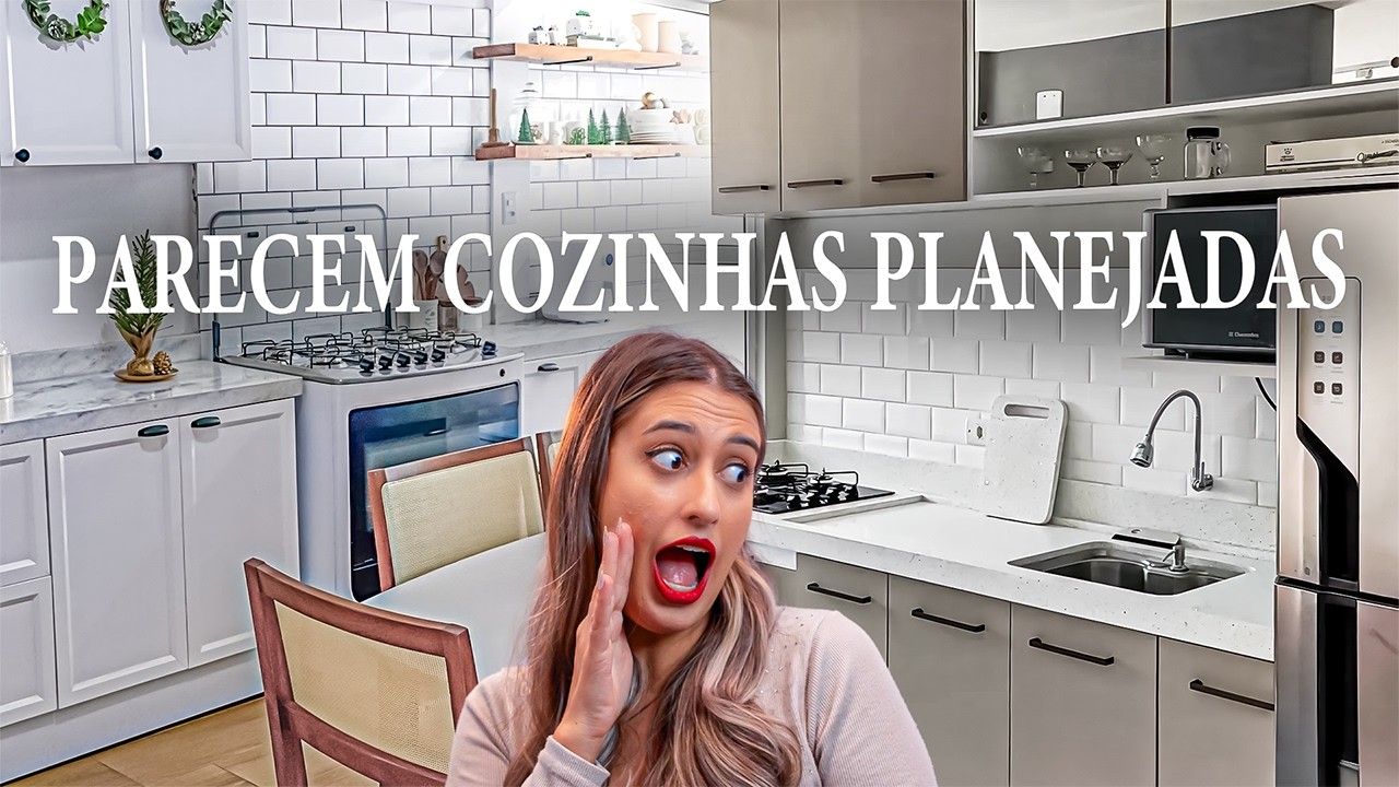 COZINHAS MODULADAS QUE PARECEM PLANEJADAS