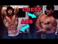 Following ARNOLD'S Footsteps | Big CHEST & Abs Day with trainer!!!