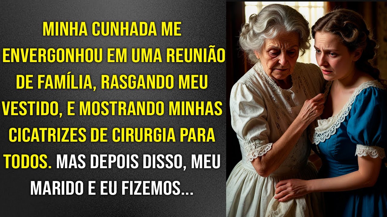 Minha cunhada me humilhou na frente família rasgando meu vestido e expondo minhas cicatrizes. Porém