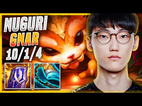 Nuguri Gnar TOP vs Irélia - KR Challenger Patch 11.4