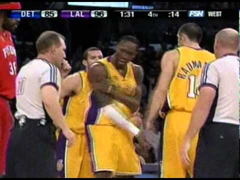 11 16 2007   Pistons vs  Lakers   Kobe Owns Rip Hamilton