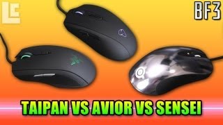 Video thumbnail for Best Ambidextrous Gaming Mice: Razer Taipan, Mionix Avior, SteelSeries Sensei (FPS Mouse Review) by LevelCapGaming