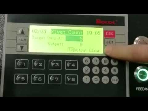 Automatische Verarbeitung von Blindnieten