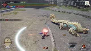 【MHR PS5】青いヒーローの頼れる相棒！ ジンオウガ  太刀 ソロ  2'39"52  TA wiki rules