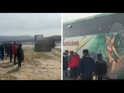 Machacamarca amanece bloqueada en la carretera Oruro-Potosí