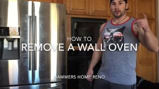 How To Remove A Wall Oven