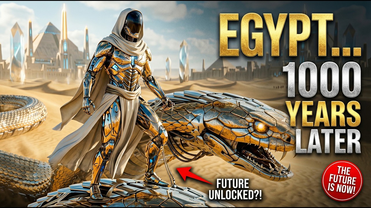 【Egypt… 1000 Years Later】AI Short Film space universe sci-fi 4K