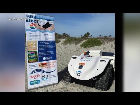 Beach cleaning robot will help keep Pinellas beaches beautiful this summer