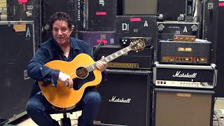 The Guitar Neal Schon wrote "Wheel in the Sky" with - Guild F50R, Natural Acoustic Guitar