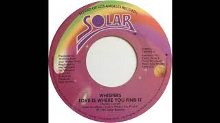 The Whispers - Love Is Where You Find It (Mr Fiddler Mix) (1981) HQ