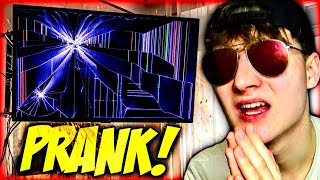 ÖSSZETÖRTEM A TV-T?!😱 ANYA MIT SZÓL HOZZÁ? | PRANK!