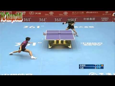 China Table Tennis Super League 2013 - Zhang Jike Vs Ma Lin -