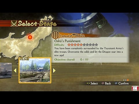 Samurai Warriors 4 Campaign Walkthrough (PS4) Legend of Tohoku Part 3 - Oshu's Punishment