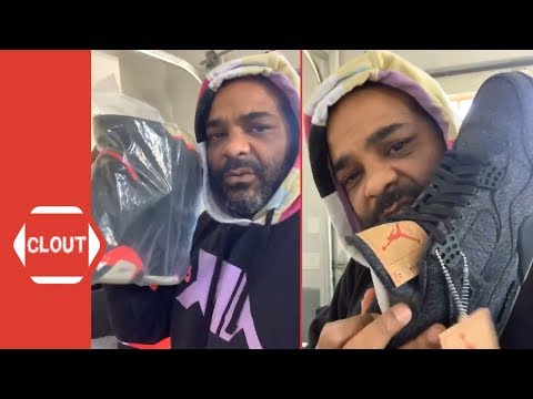 Jim Jones Reacts To Dave East Sneaker Collection!