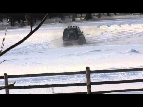 Pajero prin zapada la Valea Stanii,