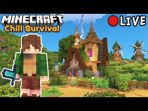 EPIC Portal Tower Build & Resource Hunt in Minecraft! 😱