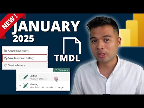 Power BI January 2025: TMDL Views, Model Histories & Data Exploration