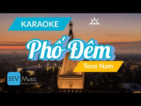 PHỐ ĐÊM - Asia KARAOKE - TONE NAM
