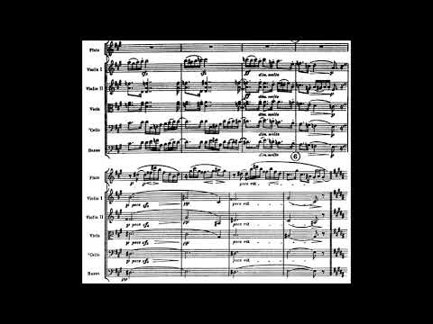 Arthur Foote - A Night Piece for Flute and String Quartet (1922) [Score-Video]