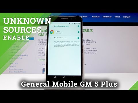 Allow Unknown Sources in General Mobile Gm 5 Plus D - Enable Installation of Unknown Apps