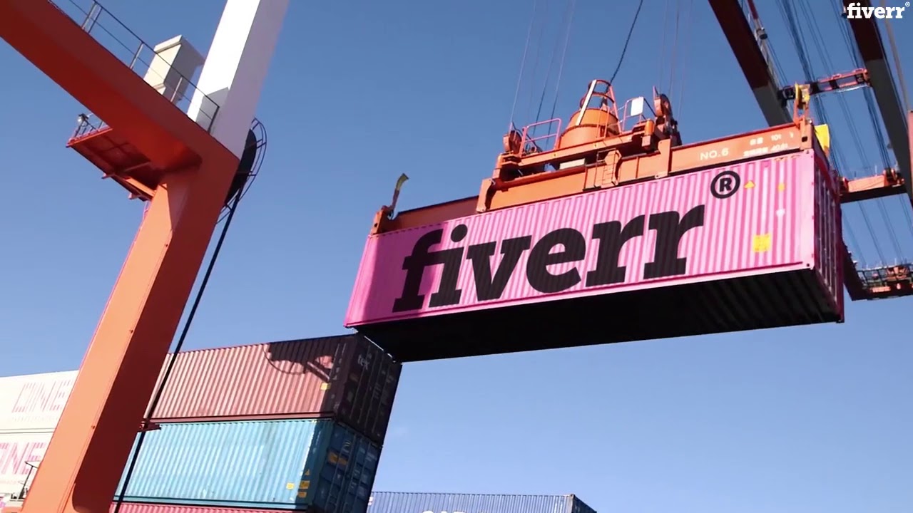 Put your logo and text on this container video - Best Slideshow Videos service