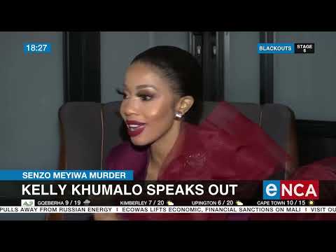 Kelly Khumalo speaks out