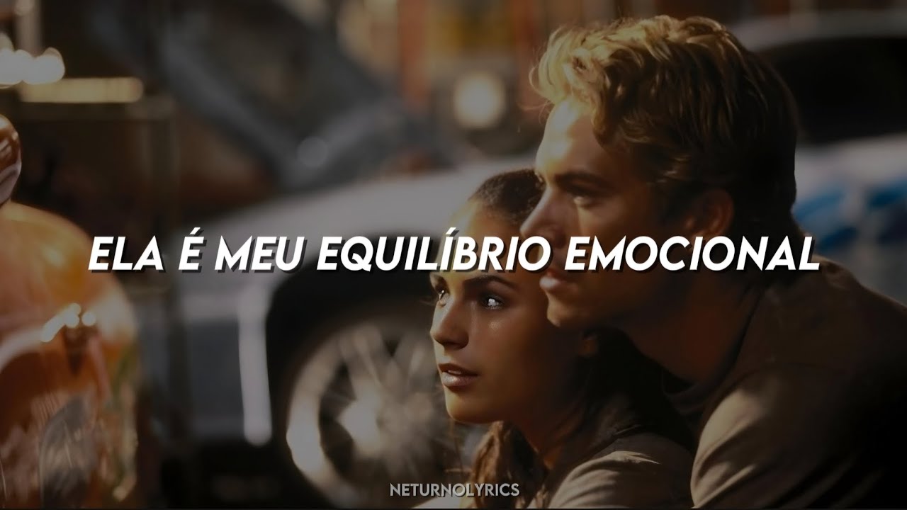 ela é o meu equilíbrio emocional, a tempestade e o final feliz