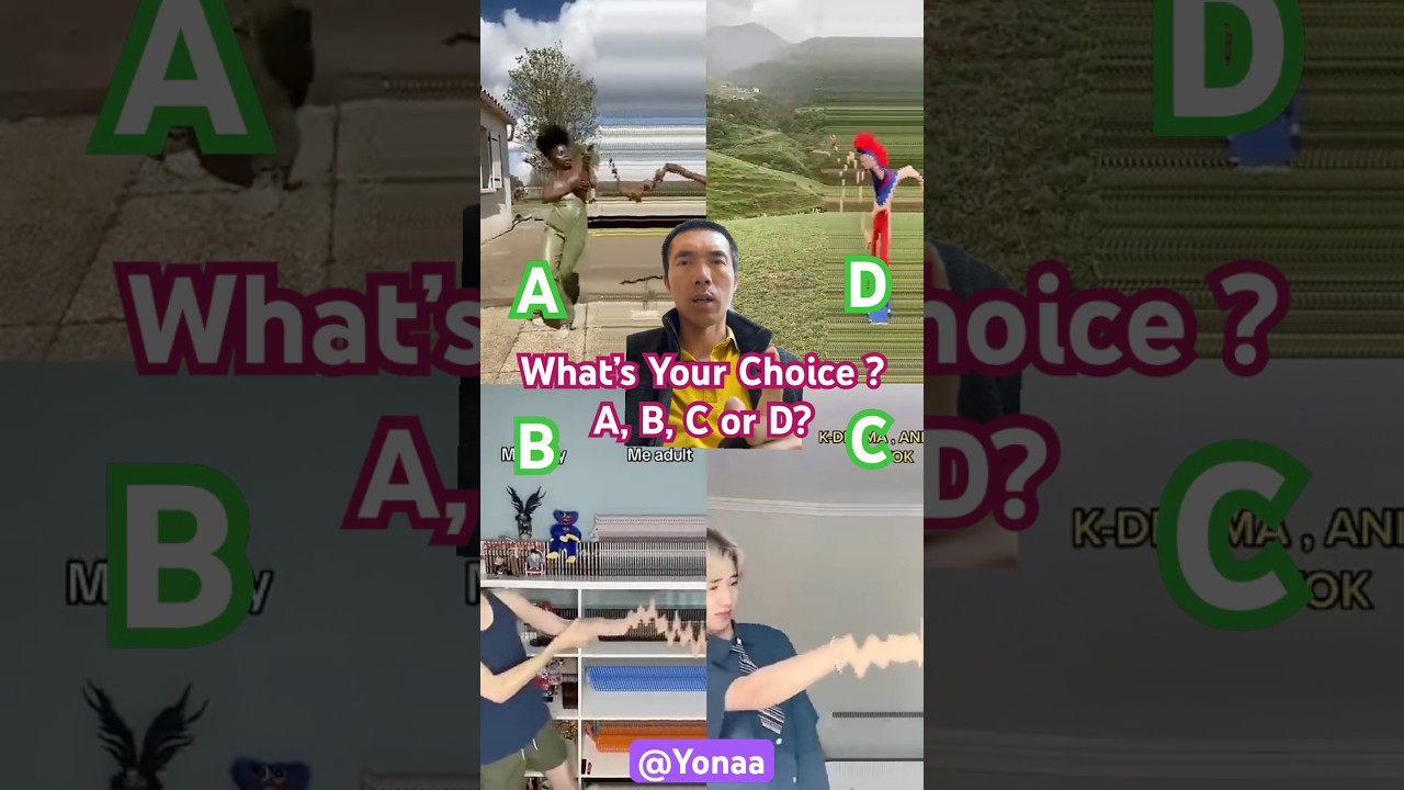 What’s Your Choice ? A, B, C or D?#abcd #578#viral #trending #challenge
