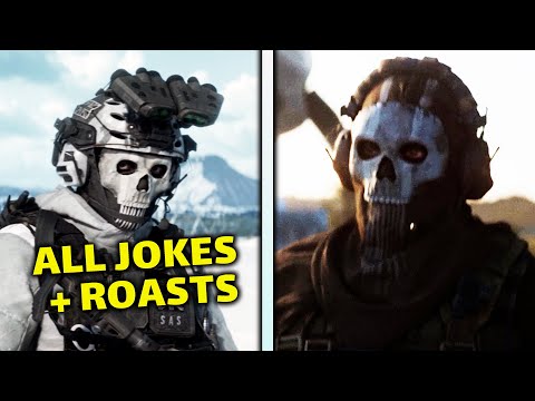 Simon "Ghost" Riley's Roasts, Jokes and Funny Dialogues | Call of Duty: Modern Warfare