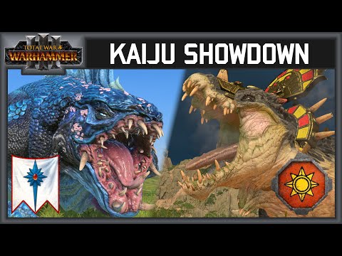 Kaiju from the Sea - High Elves vs Lizardmen - Total War Warhammer 3 Multiplayer