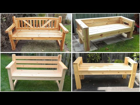 100 Wooden Garden Bench Ideas | Beautiful Outdoor Seating Designs | DIY Garden Inspiration