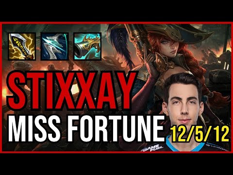 STIXXAY - MISS FORTUNE vs. JHIN ADC | NA GRANDMASTER | PATCH 10.25