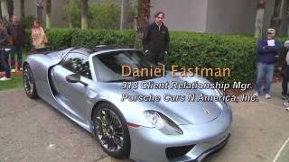 preview picture of video 'Porsche 918 Spyder Stuns at Amelia Concours!'