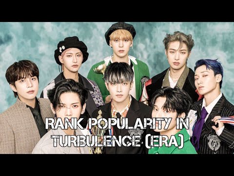 ATEEZ Rank Popularity in Turbulence (Era) #ateez
